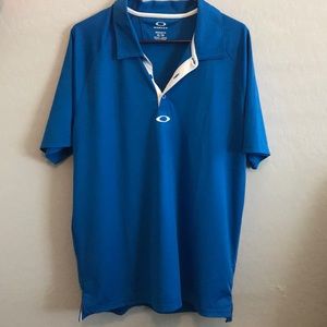 Oakley drip fit polo, xl royal blue